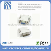 24+1 DVI Pin Male to 15 Pin VGA Female Convertor DVI VGA Adapter DVI-D